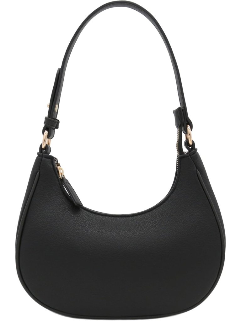 Chic Small Crescent Shoulder Bag | Stylish Underarm Purse For Everyday Use
